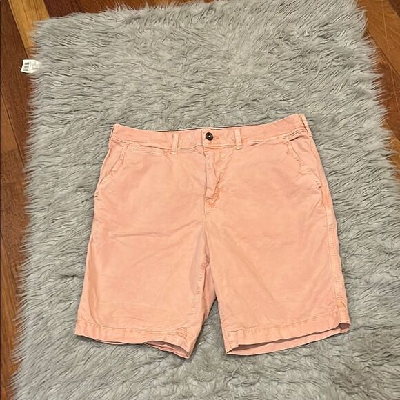American eagle outfitters men’s classic salmon cotton shorts size 34 - Picture 1 of 5